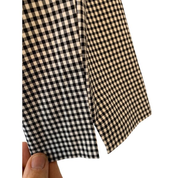 Talbots Gingham Check Side Zip Petite Ankle Pants 16P Cotton Blend NWT 8698 - Picture 8 of 8